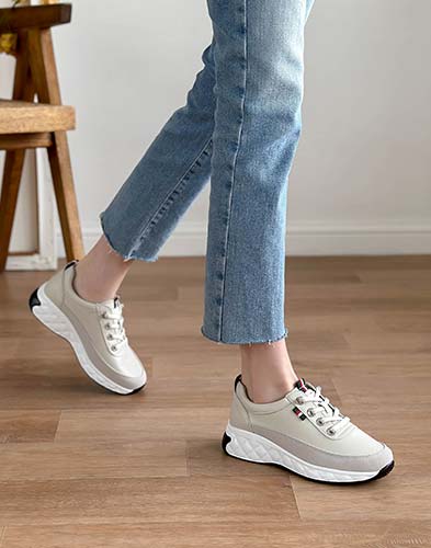 [소가죽] 제이 플랫폼 스니커즈 4cm (116X9)