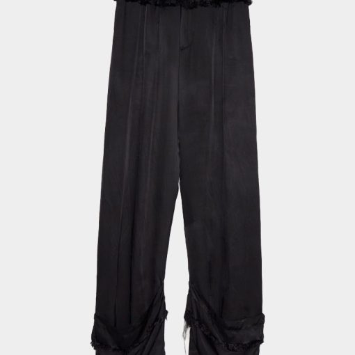 프레이잉 커프 팬츠 블랙