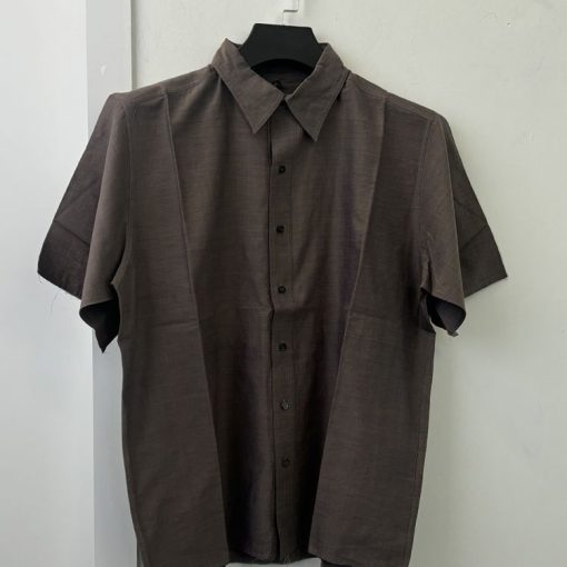 TYPE75 하프 실크 셔츠 베이지