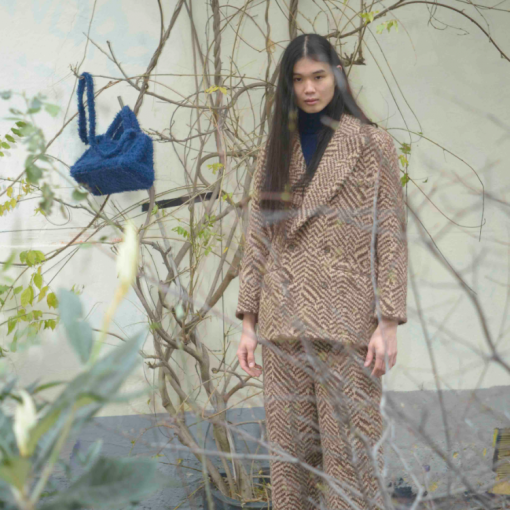 Kotagushiken Hand Crochet Denim-ish 핸드백 [오프라인 매장 한정]