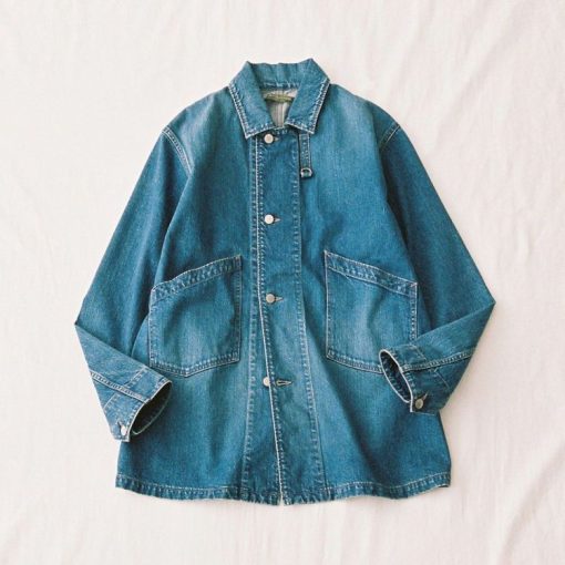 데님 워크 재킷 인디고 워싱 DNA25J02