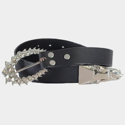 레더 스네이크 척추 벨트 YOU09K109